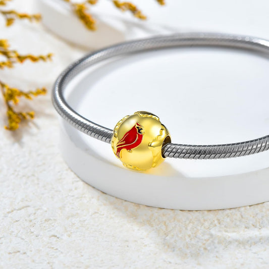 LONAGO Charms for Bracelets 925 Sterling Silver Red Cardinal/Phoenix/Blue Jay/Hummingbird Animal Dangle Charm Bird Bead Fit Bracelet Our Love Never Dies Gifts for Women Mom
