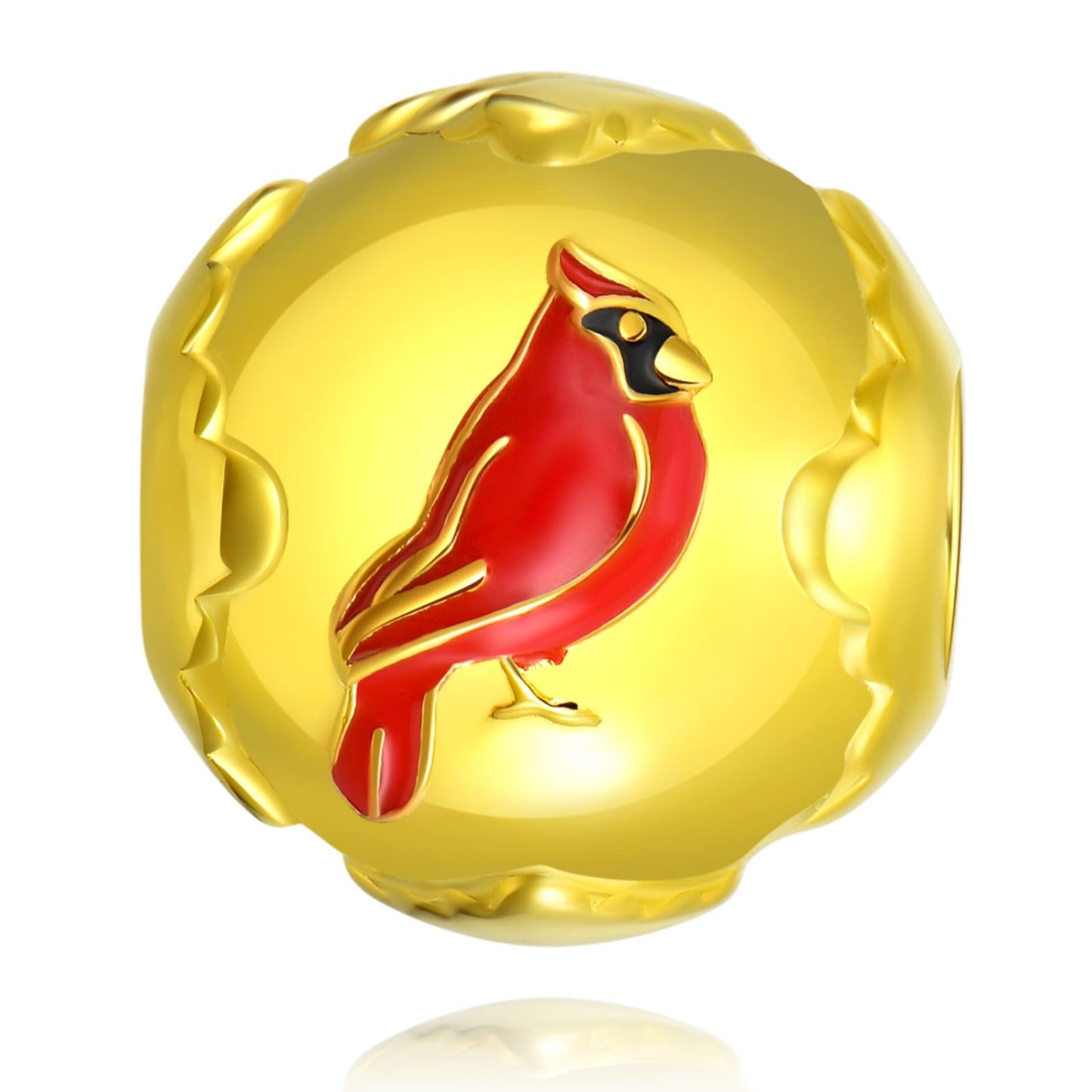 LONAGO Charms for Bracelets 925 Sterling Silver Red Cardinal/Phoenix/Blue Jay/Hummingbird Animal Dangle Charm Bird Bead Fit Bracelet Our Love Never Dies Gifts for Women Mom