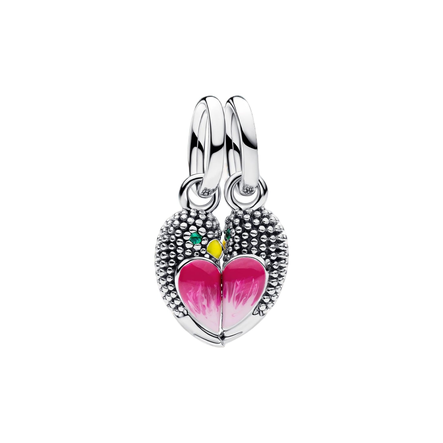 Mother Heart Charms for Bracelets Love Mom Flowers Charm Jewellery for Women