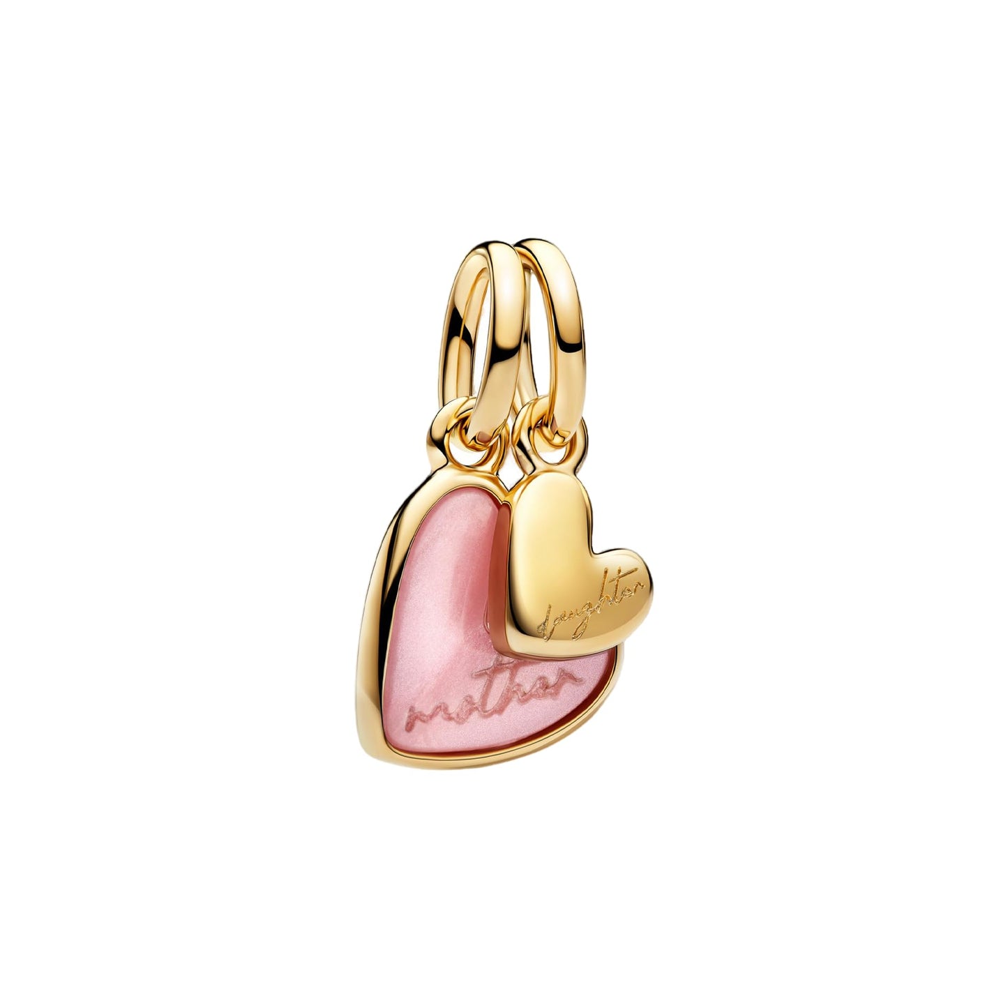 Mother Heart Charms for Bracelets Love Mom Flowers Charm Jewellery for Women