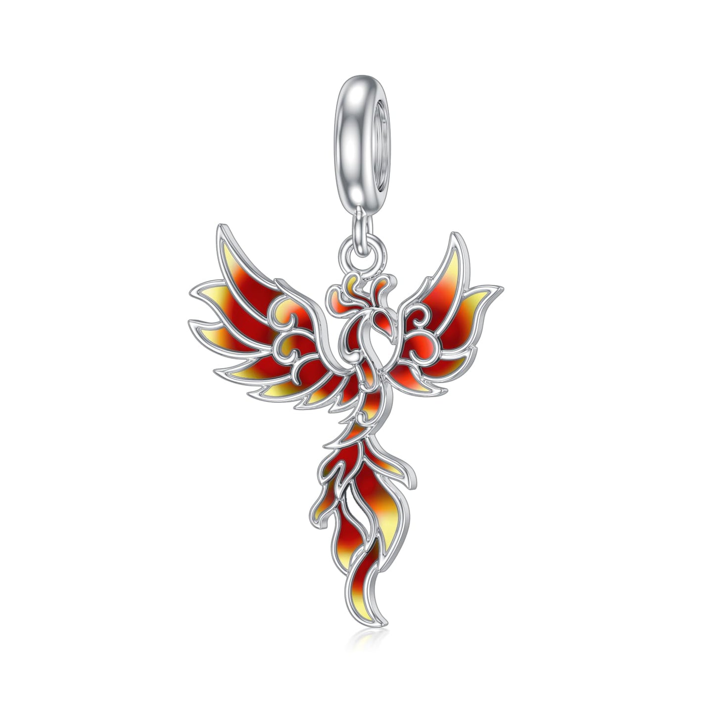 LONAGO Charms for Bracelets 925 Sterling Silver Red Cardinal/Phoenix/Blue Jay/Hummingbird Animal Dangle Charm Bird Bead Fit Bracelet Our Love Never Dies Gifts for Women Mom